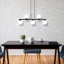 Ver imagem 2 de Lustre Pendente com Globo Fosco para 5 Lâmpadas LED Bivolt Jabuti UP Hunter Prime