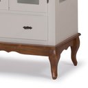 Ver imagem 3 de Cristaleira com 2 Portas e Laterais em Vidro Pés Luiz Xv 60312 Linz Móveis