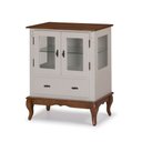 Ver imagem 1 de Cristaleira com 2 Portas e Laterais em Vidro Pés Luiz Xv 60312 Linz Móveis