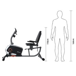 Bicicleta Ergométrica Magnética Horizontal Gallant Elite GBEV1HMGA-CZ - 5