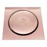 Ralo Para Banheiro 10x10 Click Rose Gold Emma Decor - 1