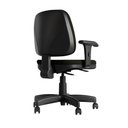 Ver imagem 2 de Cadeira Giratoria Executiva Job Back System com Braço Crepe Preto Frisokar