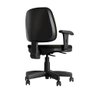 Cadeira Giratoria Executiva Job Back System com Braço Crepe Preto Frisokar - 2