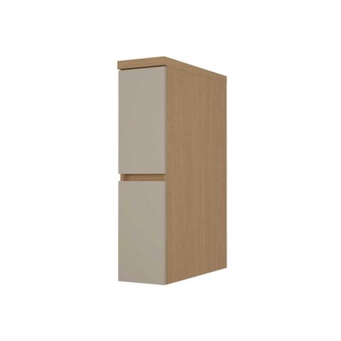 Balcão Porta Condimento Nesher Condessa 20cm Carvalho-Greige