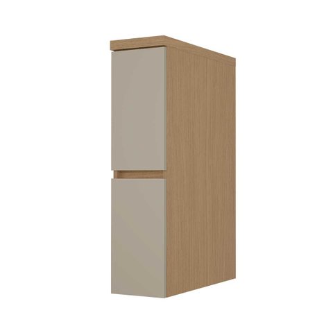 Balcão Porta Condimento Nesher Condessa 20cm Carvalho-Greige