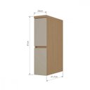 Ver imagem 2 de Balcão Porta Condimento Nesher Condessa 20cm Carvalho-Greige
