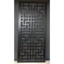 Ver imagem 4 de Painel Vazado Divisória Mdf Shangai Preto - 0,60x2,60m