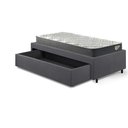 Ver imagem 7 de Base Box Cama Viúva Sapateira Suede Cinza e Colchão Adapto Ecoflex 120x203