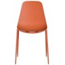 Kit 6 Cadeiras Miami Abi Fratini Polipropileno Cor Terracota Base em Aço com Pintura Epóxi - 4