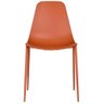 Kit 6 Cadeiras Miami Abi Fratini Polipropileno Cor Terracota Base em Aço com Pintura Epóxi - 3