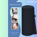 Ver imagem 3 de Almofada Lombar P/ Coluna em Formato de Rolo C/ Ajuste