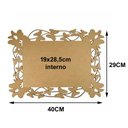 Ver imagem 2 de Kit com 3 Molduras em Mdf Retangular Lisa Borboletas Tamanho:40x29cm Cod:kitplm013