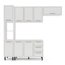 Ver imagem 4 de Cozinha Compacta 250078 4 Peças Amara Branco Politorno Móveis