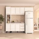 Ver imagem 1 de Cozinha Compacta 250078 4 Peças Amara Branco Politorno Móveis