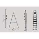 Ver imagem 5 de Escada Dobravel 5 Degraus em Aluminio Alumasa