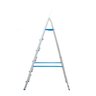 Escada Dobravel 6 Degraus em Aluminio Alumasa - 2