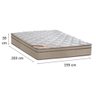 Colchão King Castor Size Mola Revolution Tecnopedic One Face 1,93 X 2,03 X 0,30 (62386) - 6