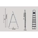 Ver imagem 6 de Escada Dobravel 8 Degraus em Aluminio Alumasa