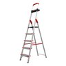 Escada Dobravel 5 Degraus Confort em Aluminio Alumasa - 4