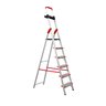 Escada Dobravel 6 Degraus Confort em Aluminio Alumasa - 5