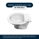 Ver imagem 3 de Assento Sanitário de Ville Marrom Degradê para Vaso Deca