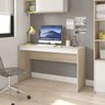 Mesa para Computador 1,36m Recta com Espaço para Impressora: Casa Blanca / Branco Tx - 1