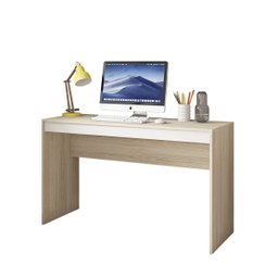 Mesa para Computador 1,36m Recta com Espaço para Impressora: Casa Blanca / Branco Tx - 2