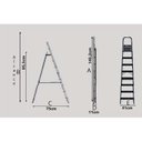 Ver imagem 4 de Escada Dobravel 4 Degraus em Aluminio Alumasa