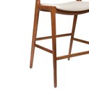 Ver imagem 4 de Banqueta Cyndi 53cm Madeira Maciça | Factor Bege - Sallar Home