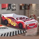 Ver imagem 1 de Cama Infantil Carro Solteiro Menino Criança Mini Carrinho Criança Confortável Corrida Vermelho