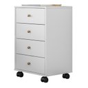 Ver imagem 2 de Kit com 02 Mesa de Cabeceira Presence 9070 Branco Demobile