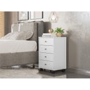 Ver imagem 7 de Kit com 02 Mesa de Cabeceira Presence 9070 Branco Demobile