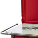 Ver imagem 4 de Fogão a Lenha Número 3 com Gabinete Venâncio Linha Barroco Nº03 Vermelho com Tampa Saída Chamin