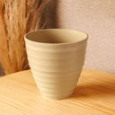 Ver imagem 4 de Jogo 6 Vasos para Flores Cachepot Névoa Bege Lyor Plástico