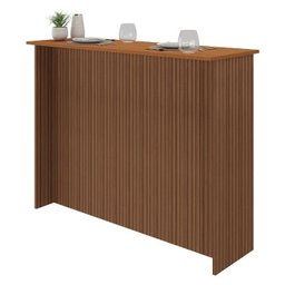 Bancada Ripada para Cozinha 120cm Freijó Ripado - 2
