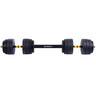 Halteres Anilha Barra Kit Musculação Peso Academia 25kg Yangfit - 7