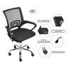 Kit 5 Cadeiras para Escritório Diretor Tela Mesh Tok 3310 Or Design - 6