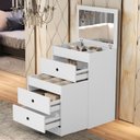 Ver imagem 2 de Cômoda Penteadeira 3 Gavetas 1 Espelho Olivia