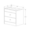 Ver imagem 6 de Cômoda Penteadeira 3 Gavetas 1 Espelho Olivia