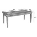 Ver imagem 3 de Mesa de Jantar 1,9 m Madeira Maciça Natural Mhm