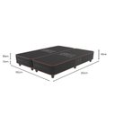 Ver imagem 2 de Base Box King Gaia 30x193x203cm Serflex Bege