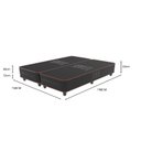 Ver imagem 2 de Base Box Queen Gaia 30x158x198cm Serflex Bege