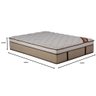 Colchão Queen Molas Ensacadas com Espuma Hiper Soft D33/d40 Suporta 130kg Alto 34cm Certificado Inme - 4