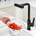 Ver imagem 4 de Torneira de Cozinha Gourmet Luxo com Ducha Spray Misturador Monocomando Tripla Função Casa Giratória