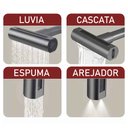 Ver imagem 7 de Torneira de Cozinha Gourmet Luxo com Ducha Spray Misturador Monocomando Tripla Função Casa Giratória