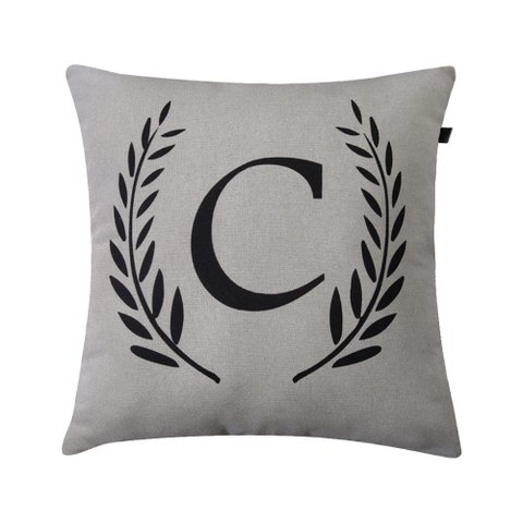 Almofada Mescla C 40x40cm Preto - Capa com enchimento