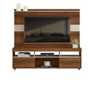 Ver imagem 2 de Rack com Painel Para TV Até 60 Polegadas 2 Portas de Correr 3 Nichos Samba Yescasa