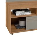 Ver imagem 7 de Rack com Painel Para TV Até 60 Polegadas 2 Portas de Correr 3 Nichos Samba Yescasa