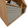 Rack com Painel Para TV Até 60 Polegadas 2 Portas de Correr 3 Nichos Samba Yescasa - 8