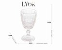 Ver imagem 5 de Conjunto 6 Taças Vidro P/ Água 325 Ml Libélula Lyor 6479